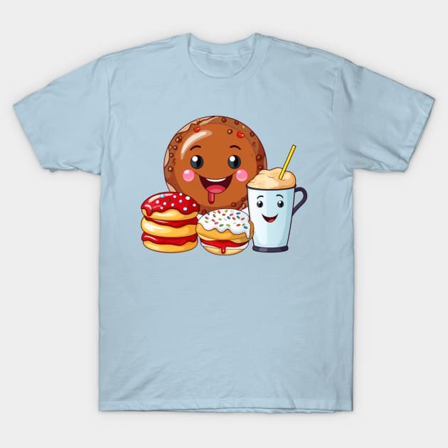 Donut kawaii  junk food T-Shirt cute  funny T-Shirt by nonagobich